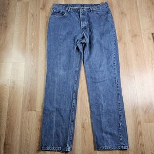 Riders by Lee Jeans Mens 38x34 Blue Straight Leg Denim Workwear Casual Classic